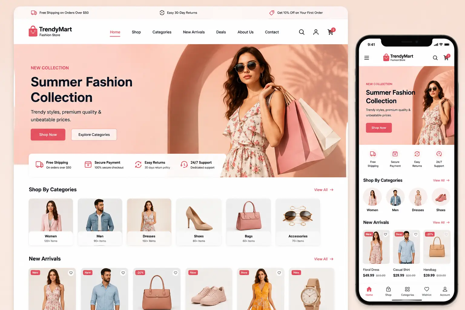 TrendyMart - Fashion Store